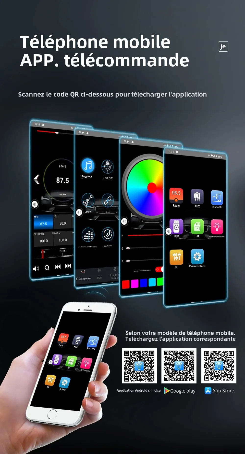 Autoradio Bluetooth - Universel